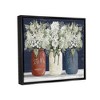 Stupell Industries Americana Floral Bouquets Rustic Flowers Country Pride Black Floater Framed Canvas Wall Art, 16 x 20 - 3 of 4