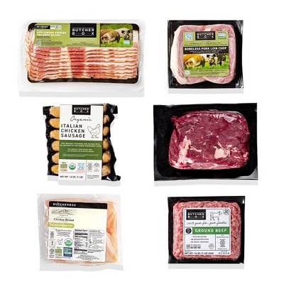 ButcherBox - Beef, Chicken, Pork Sampler Box - Frozen - 6.6 lbs
