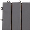 vidaXL Decking Tiles 20 pcs Gray Wash 11.8"x11.8" Solid Acacia Wood - 4 of 4
