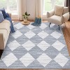Machine Washable Checkered Rug - Non-Slip, Stain-Resistant, No-Shedding for Dining, Living Room, Bedroom - Easy Clean High Traffic Area Rug - 3 of 4