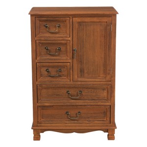 YIYIBYUS 5 Drawers Dresser for Bedroom, Chest of Drawers, Rustic Dressers Organizer - 1 of 4