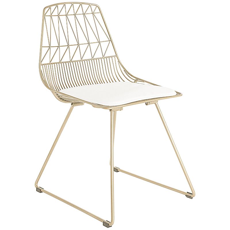Set of 2 Vivi Metal Chair - Adore Decor, 4 of 10