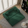 PAGED Compression Sofa Floor-Standing Sofa Bed Convertible Pudding Block Sofa with L-Type Armrest Backrest Design for Living Room - 4 of 4