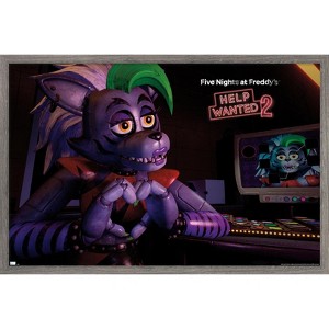 Trends International Five Nights at Freddy's: Help Wanted 2 - Roxanne Wolf Framed Wall Poster Prints - 1 of 4