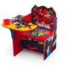 Delta Children Spider-Man Kids Chair Desk with Storage - 4 of 4