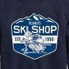 Boys' - Peanuts - Snoopy and Woodstock Ski Shop Graphic Long Sleeve Fleece Sweatshirt - 2 of 4