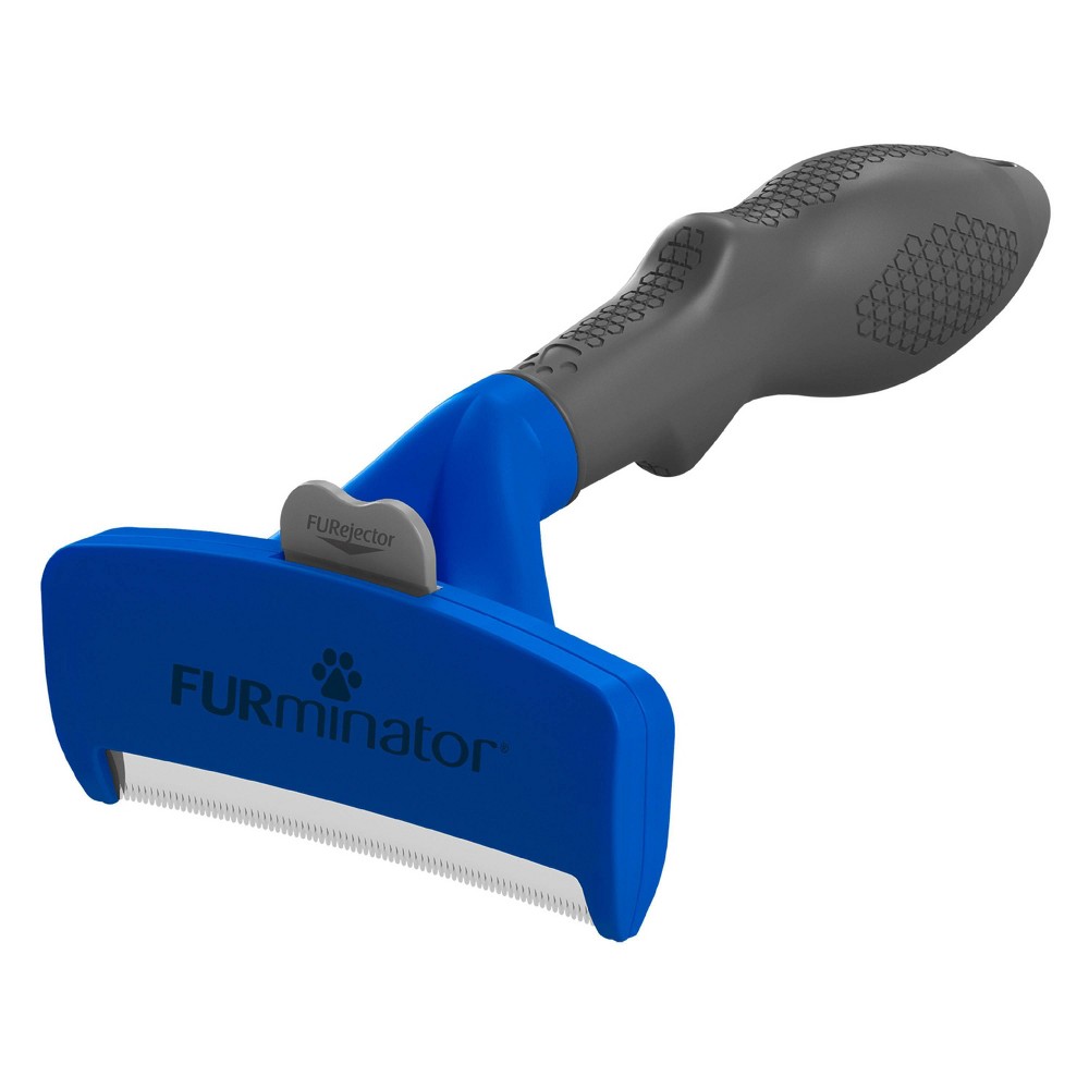 Furminator Undercoat Long Hair Deshedding Tool For Dogs - Blue L