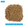 Unique Bargains Sweater Scarf Hat Bear Knit Faux Fur Chunky Soft Latch Hook Yarn 2 Skeins 33yds - 2 of 4