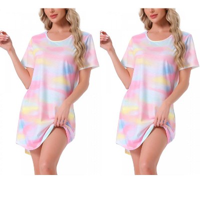 2 packs light rainbow tie dye
