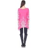 Women's Scoop Neck Printed Yanette Tunic Top - White Mark - 3 of 3