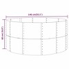 vidaXL Herb Garden Raised Bed in Solid Acacia Wood with Oil Finish, Rustic Design, 9 Pockets, Easy Assembly, 23.6" x 23.6" x 5.9" - 4 of 4