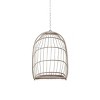 Hanging Egg Chair with Stand Kit,Foldable PE Rattan Swing Seat with Cushion and Pillow,Outdoor Hanging Chair for Patio or Balcony-Maison Boucle - 4 of 4