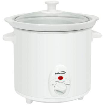1.5 qt Slow Cooker White w/ Lid Unbranded #1515