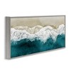 Stupell Industries Foamy Beach Coast Deep Ocean, 24" x 10" - 3 of 4