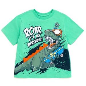 imagikids Birthday Short Sleeve Graphic T-Shirt Toddler Sizes - 1 of 4