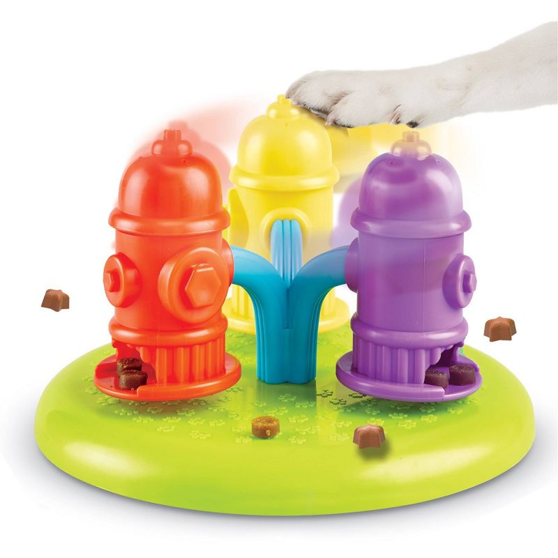 Brightkins Spinning Hydrants Puzzle Treat Dog Toy Dispenser, 4 of 13