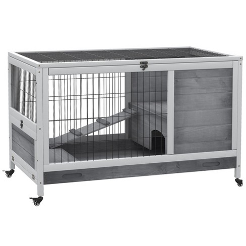 Indoor rabbit cage hot sale for two rabbits