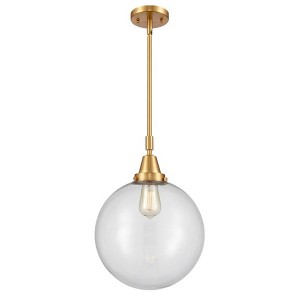 Beacon - 1 Light Stem Hung Mini Pendant In Industrial Style-16.13 Inches Tall and 12 Inches Wide - 1 of 1