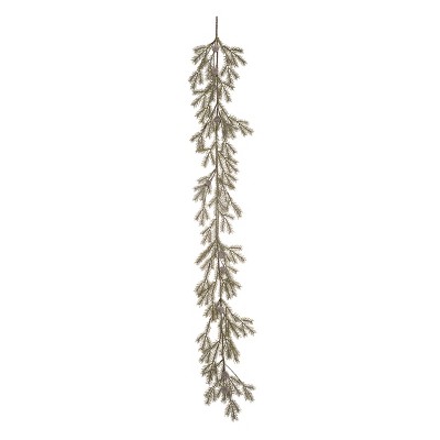 Transpac Artificial 60 in. Multicolor Christmas Evergreen with Pinecones Garland