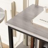 Homhougo TV Stand for TVs up to 50" Grey - 3 of 4