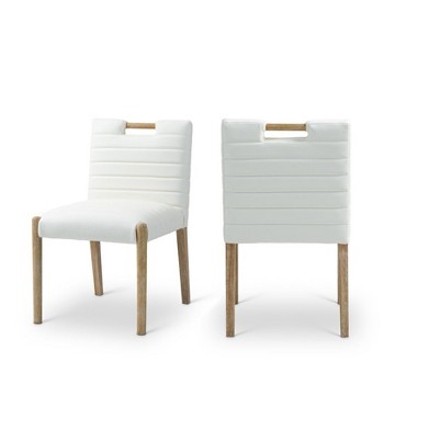 cream vegan leather/natural