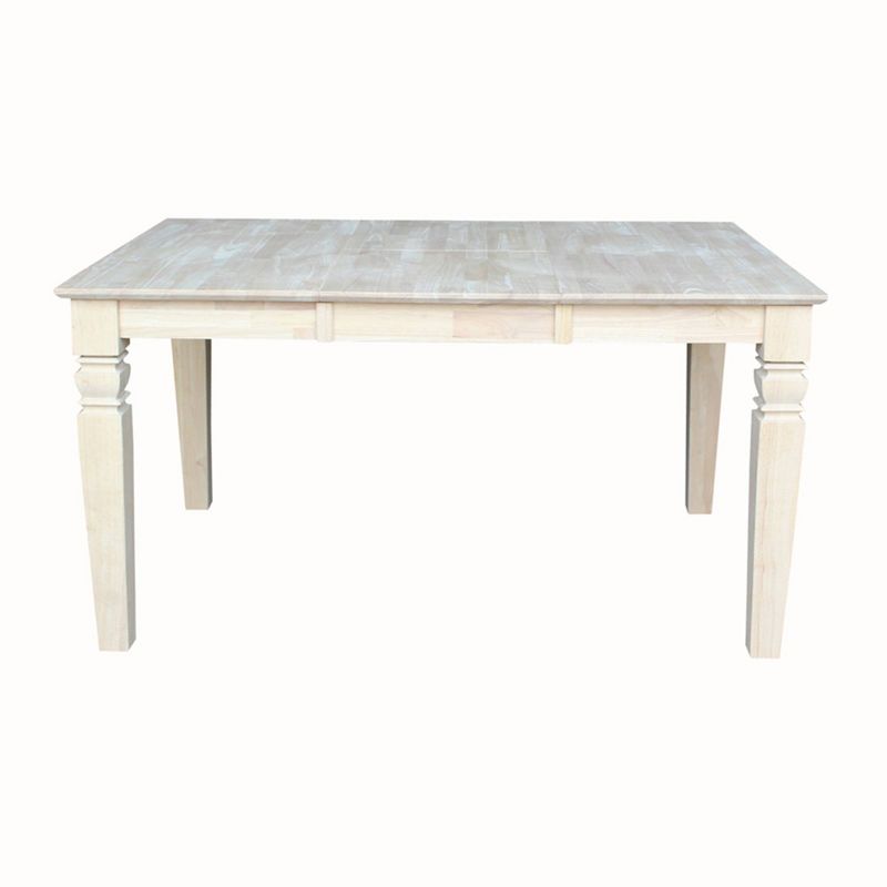 Java Butterfly Drop Leaf Extendable Dining Table - Unfinished - International Concepts, 5 of 13