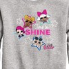 Boys' - LOL Surprise! - Time To Shine Graphic Long Sleeve Fleece Sweatshirt - 2 of 4