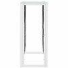 vidaXL Console Table 43.3 in.x11.8 in.x27.6 in. Stainless Steel and Glass - 4 of 4