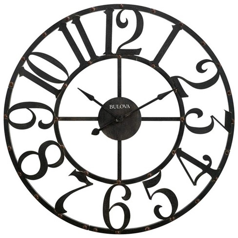 bulova wall clocks vintage