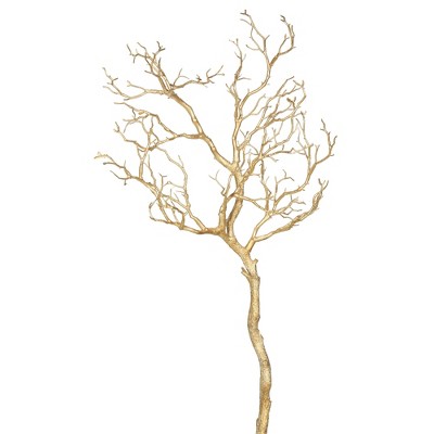 Vickerman 38" Long x 14" Wide Artificial Gold Manzanita Branch