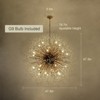LLHZSY 20-Light Glam Firework Crystal Chandelier Dandelion Pendant Light Fixture-Gold-43 7/10 in.W - 3 of 4