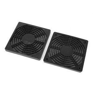 Unique Bargains 2 Pcs Plastic Dustproof Mesh Dust Filter Cover Guard for 120mm PC Computer Case Fan - 1 of 4