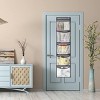 5-piece organizer to hang above the door with 2 hooks, hangers for the closet, organizer behind the door for bedroom, bathroom, home office - 2 of 4