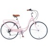INFURNIC Bicycles, 26 Inch Ladies Bicycle with Adjustable Seat, Commute Bicycle Women Ladies, Blue, 66.5"*22.83"*45.7" - 3 of 4