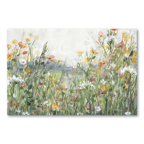 Courtside Market Wildflower Field 18x26 Gallery-wrapped Canvas : Target