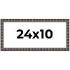 PosterPalooza | Panoramic Deco Black Picture Frame - UV Acrylic, Foam Board Backing, Hanging Hardware - 2 of 4