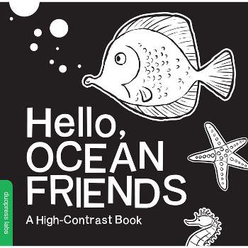 Hello, Ocean Friends - (High-Contrast Books) (Board Book)