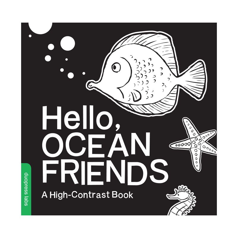 Hello, Ocean Friends - (High-Contrast Books) (Board Book), 1 of 2