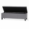 CAVINAS 51.25" Storage Ottoman Bench with Hidden Storage,Plush Footstool  with Soft-Close Hinges, Storage Bench for Living Room,Entryway - 2 of 4