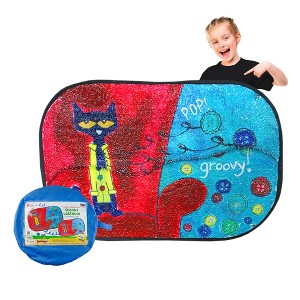 Meavia Reversible Sequins Pete the Cat: Wall Sensory Fun Toy, Jumbo Size 40 x 27 Inches - 1 of 4