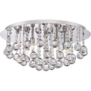 Quoizel Lighting Bordeaux 5 - Light Flush Mount in  Polished Chrome - 1 of 4