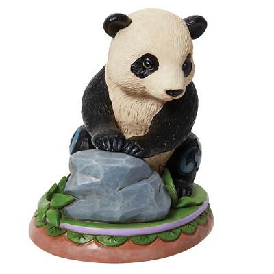 Jim Shore 5-Inch Black and White Resin Panda Cub Figurine
