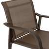 2pc Outdoor Counter Height Bar Stools: UV-Resistant Aluminum Frame - Crestlive Products - 3 of 4