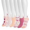 Muk Luks Women's 6 Pack 3D Tab Low Cut Socks - 2 of 4