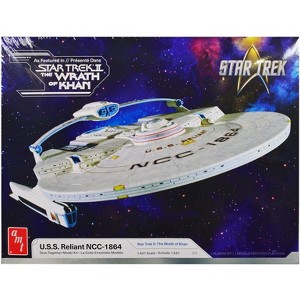 Skill 2 Model Kit U.S.S. Reliant NCC-1864 Space Craft "Star Trek II: The Wrath of Khan" (1982) Movie 1/537 Scale Model by AMT - 1 of 4