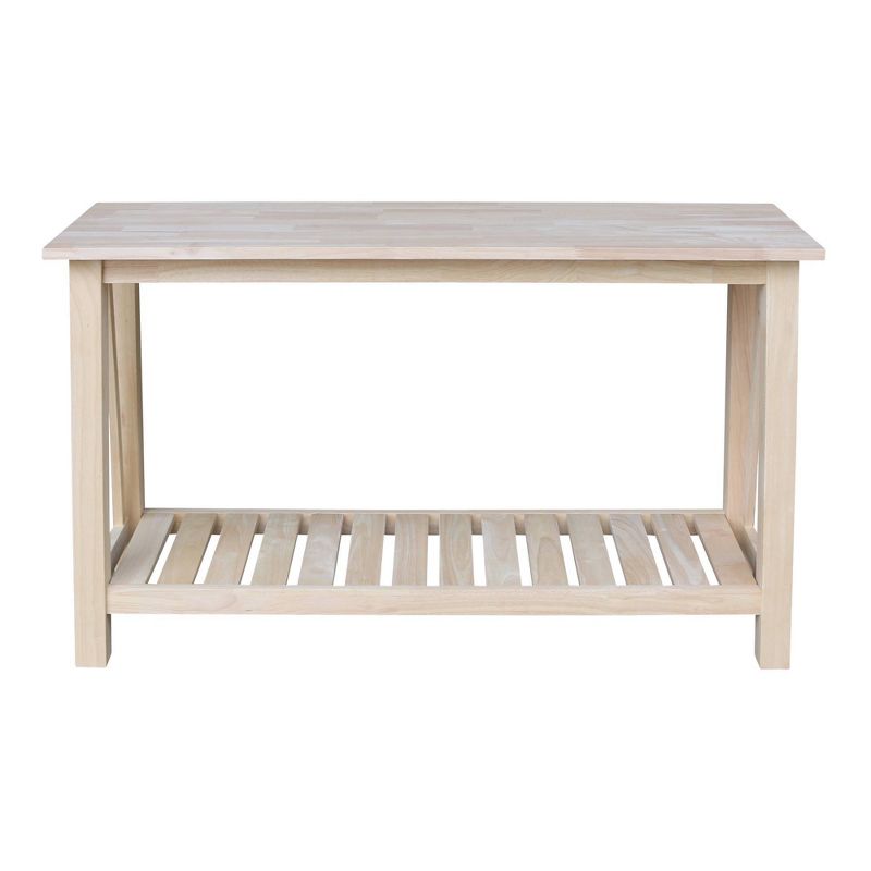 Surrey Console Sofa Table Unfinished - International Concepts, 5 of 11