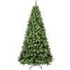 NAYSAYE Christmas Tree Stands 7ft PVC Tree with Realistic Branches for Christmas Easy Holiday Setup, Green, 48"*84"*21.78" - 2 of 4