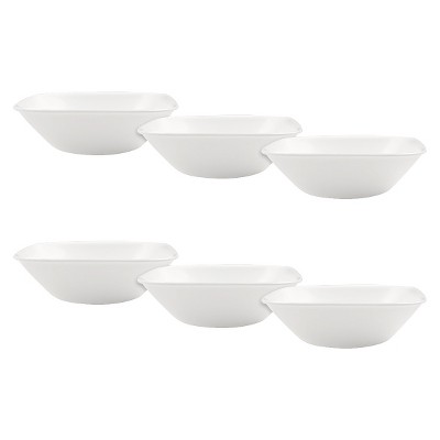 Glass Bowls 16oz White Set Of 6 - Made By Design™ : Target