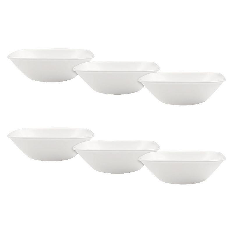 Corelle Square Vitrelle Serving Bowl (18oz) White - Set of 6, 1 of 7