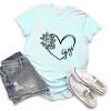 Simply Sage Market Gigi Heart Outline Short Sleeve Tee - 3 of 4